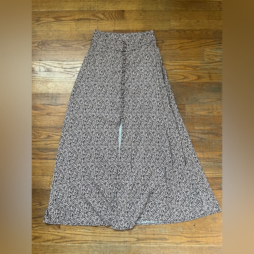 Free People Patterned Maxi Skirt